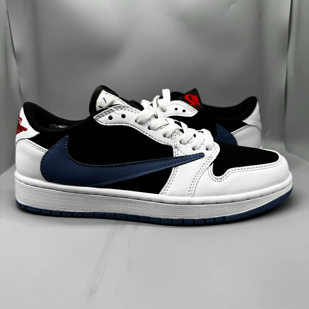 Travis Scott x AJ 1 Low Light Navy Shoes Sneakers - nk0004091 - Image 4