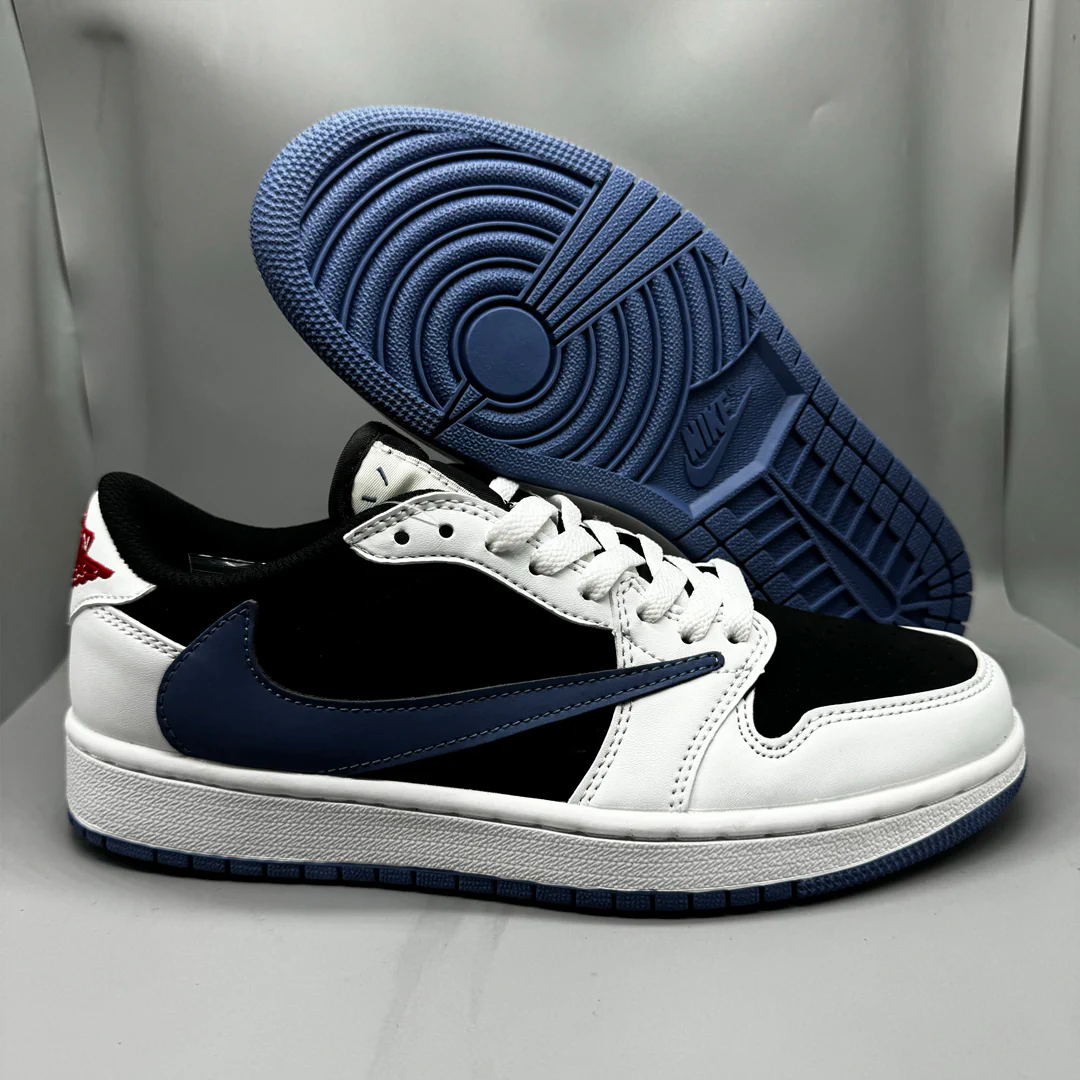 Travis Scott x AJ 1 Low Light Navy Shoes Sneakers - nk0004091 - Image 5
