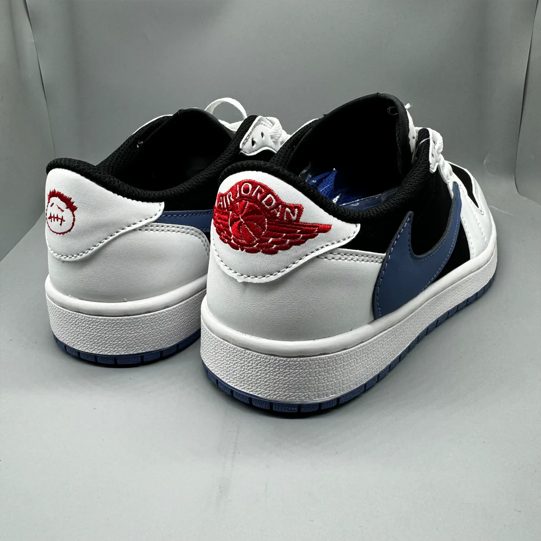 Travis Scott x AJ 1 Low Light Navy Shoes Sneakers - nk0004091 - Image 8