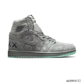 KAWS x AJ 1 High Cool Grey Shoes Sneakers - nk0004152