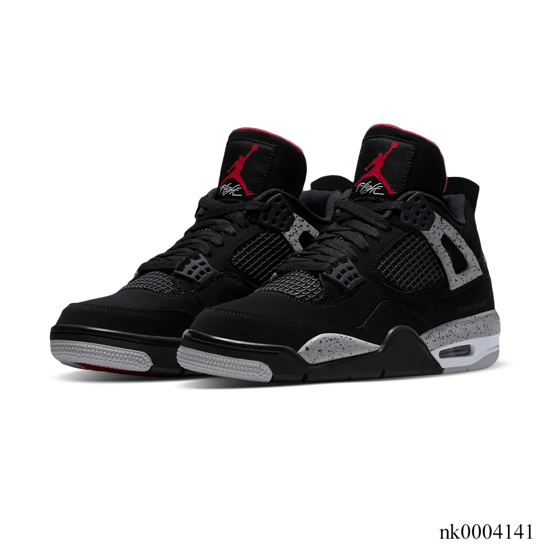 AJ 4 Black Cement Shoes Sneakers – nk0004141