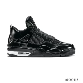 AJ 4 Retro 11Lab4 Black Patent Leather Shoes Sneakers - nk0004151