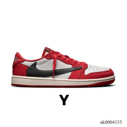 Travis Scott ×NikeAirJordan1 Low ゲーチス Travis Scott x AJ 1 Low OG Chicago Shoes Sneakers - nk0004155