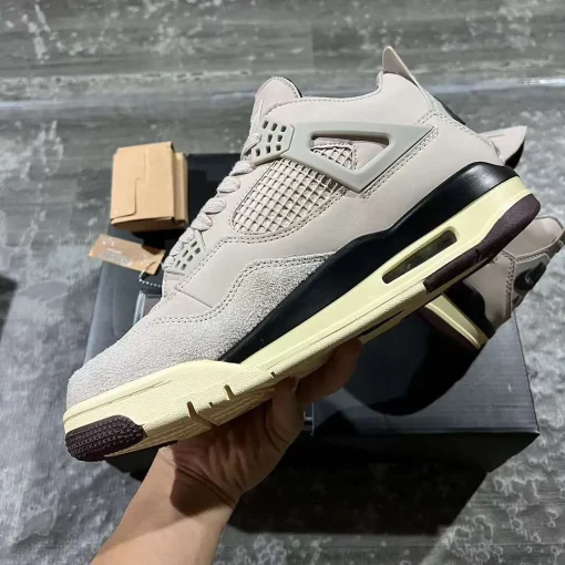 [Premium] A Ma Maniere x AJ 4 Fossil Stone Shoes Sneakers - nk0004139 - Image 10