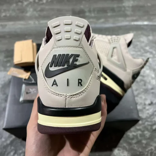 [Premium] A Ma Maniere x AJ 4 Fossil Stone Shoes Sneakers - nk0004139 - Image 13