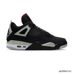 AJ 4 Black Cement Shoes Sneakers - nk0004141