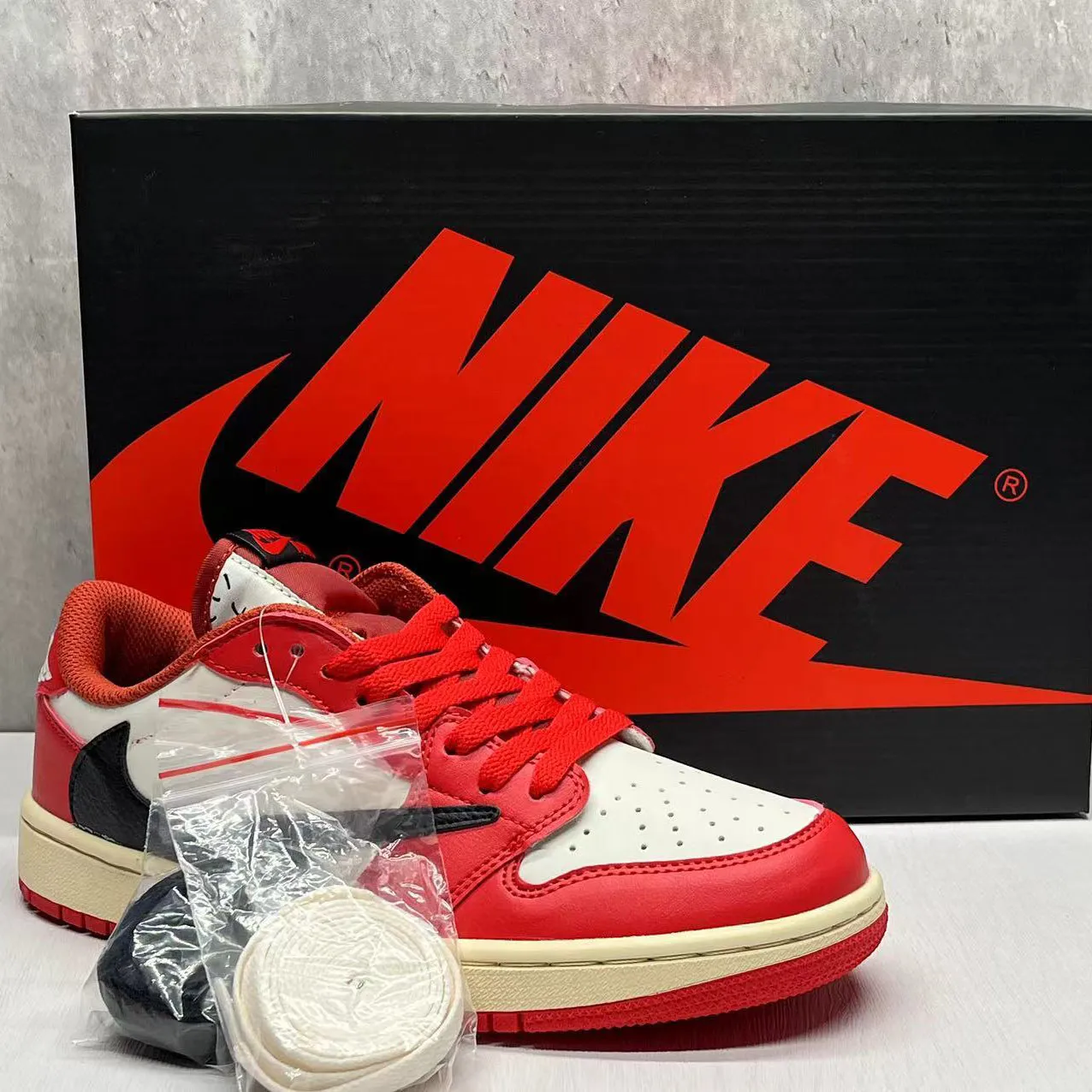 Travis Scott x AJ 1 Low OG Chicago Shoes Sneakers - nk0004155 - Image 9