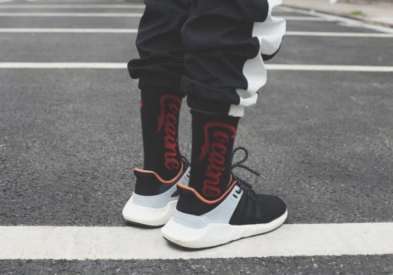 Cocaine Hip Hop Socks - Black, One Size