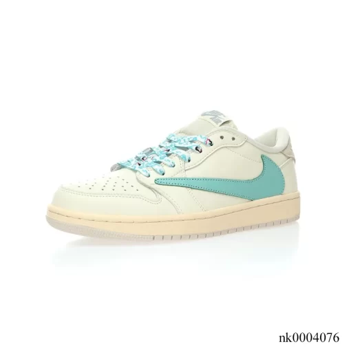 Travis Scott x AJ 1 Low “Tiffany Cream” Custom Shoes Sneakers – nk0004076 - Image 2