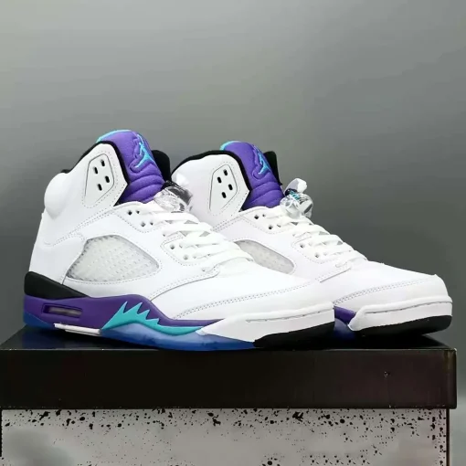 AJ 5 Grape Shoes Sneakers - nk0004187 - Image 9