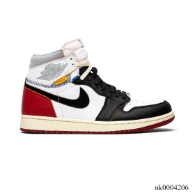 AJ 1 Retro High Union LA Black Toe Shoes Sneakers - nk0004206