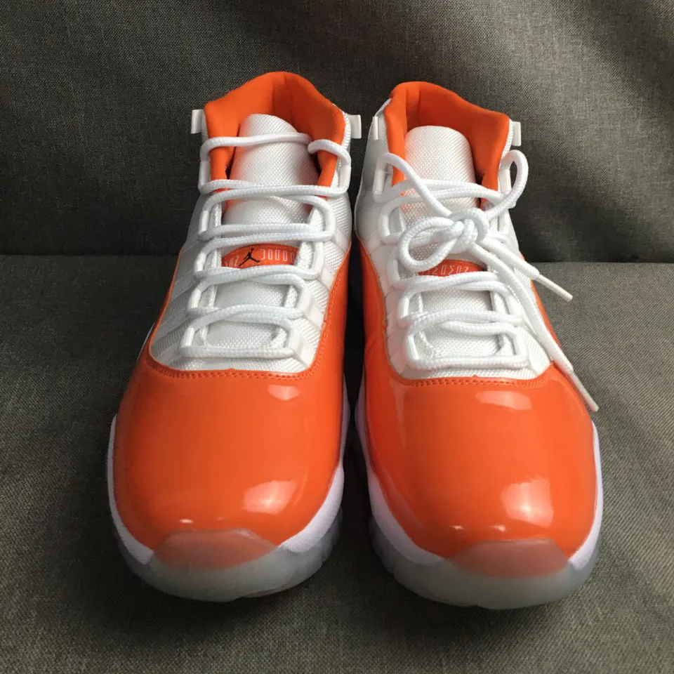 AJ 11 White Orange Shoes Sneakers - nk0004210 - Image 5