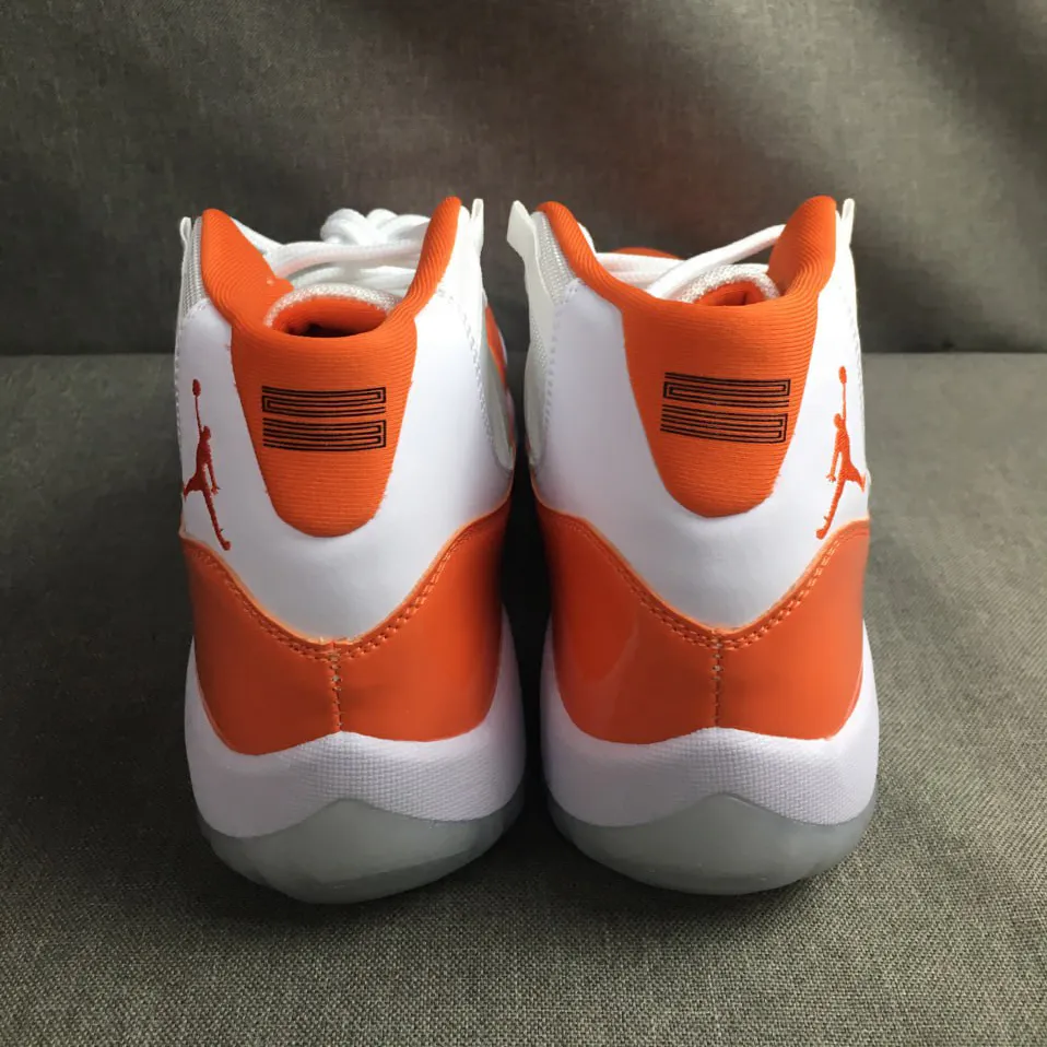 AJ 11 White Orange Shoes Sneakers - nk0004210 - Image 6