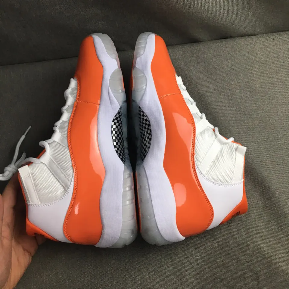 AJ 11 White Orange Shoes Sneakers - nk0004210 - Image 7