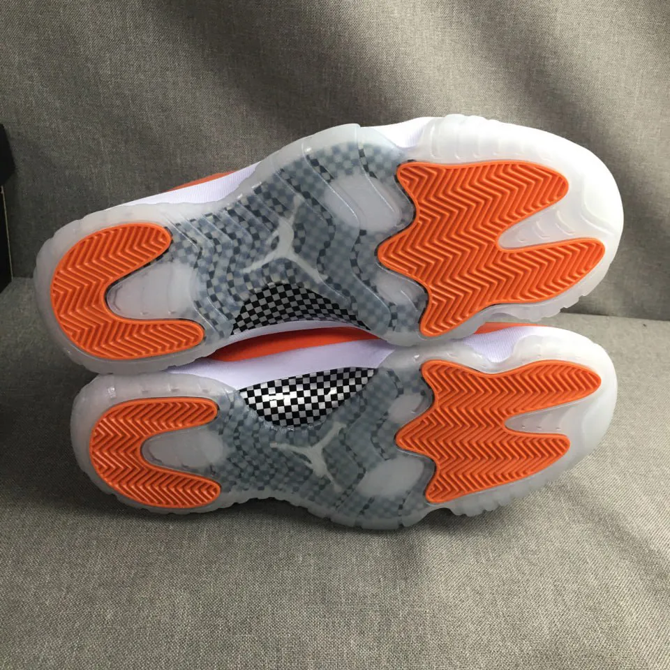 AJ 11 White Orange Shoes Sneakers - nk0004210 - Image 8