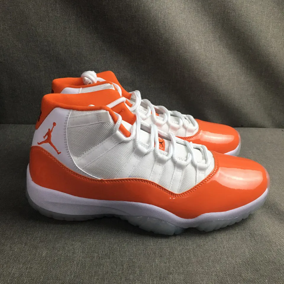 AJ 11 White Orange Shoes Sneakers - nk0004210 - Image 3