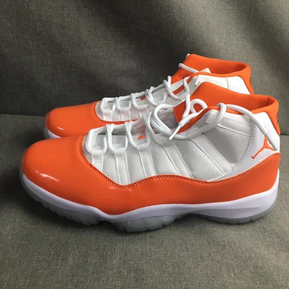 AJ 11 White Orange Shoes Sneakers - nk0004210 - Image 4