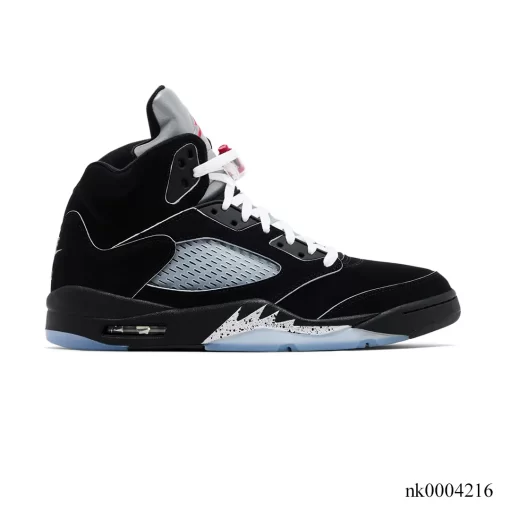 AJ 5 Black Metallic Reimagined Shoes Sneakers - nk0004216