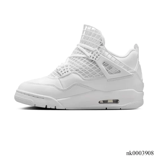 AJ 4 NET White Shoes Sneakers - nk0003908 - Image 2