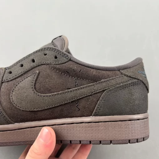 Travis Scott x AJ 1 Low "Velvet Brown" Shoes Sneakers - nk0004108 - Image 8