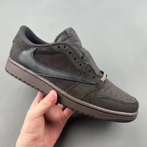 Travis Scott x AJ 1 Low "Velvet Brown" Shoes Sneakers - nk0004108 - Image 6