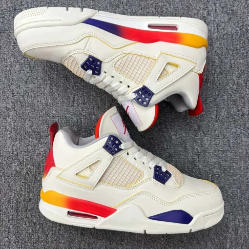 J Balvin x AJ 4 Medellín Sunset Shoes Sneakers - nk0004249 - Image 4