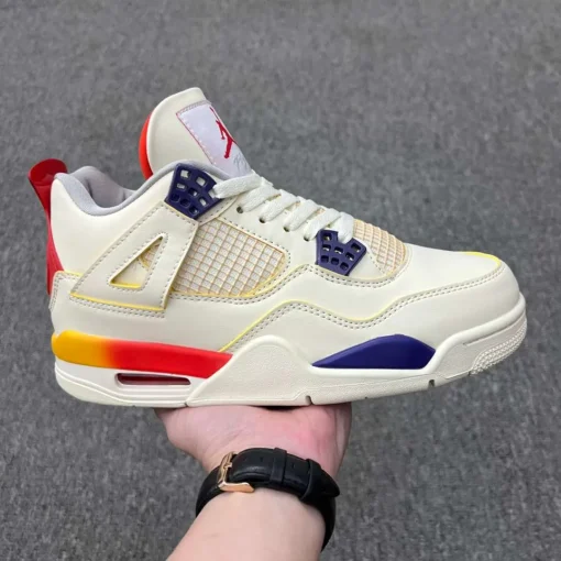 J Balvin x AJ 4 Medellín Sunset Shoes Sneakers - nk0004249 - Image 5