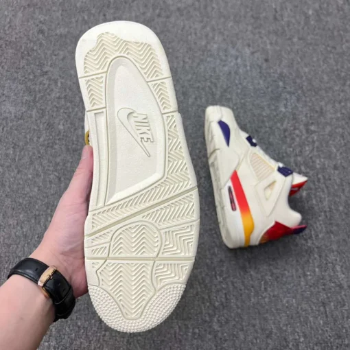 J Balvin x AJ 4 Medellín Sunset Shoes Sneakers - nk0004249 - Image 8