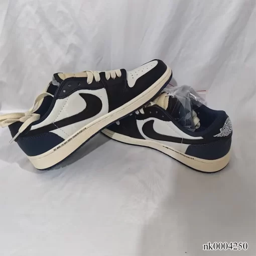 Travis Scott x Fragment x AJ 1 Low Dark Blue Shoes Sneakers - nk0004250 - Image 3