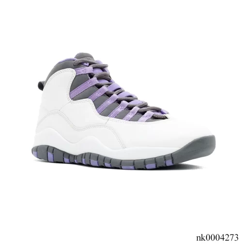 AJ 10 Retro White Medium Violet Shoes Sneakers - nk0004273 - Image 3