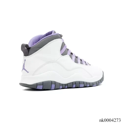 AJ 10 Retro White Medium Violet Shoes Sneakers - nk0004273 - Image 4