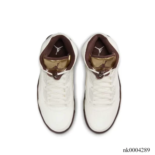 AJ 5 Earth/Golden Ticket Shoes Sneakers - nk0004289 - Image 3