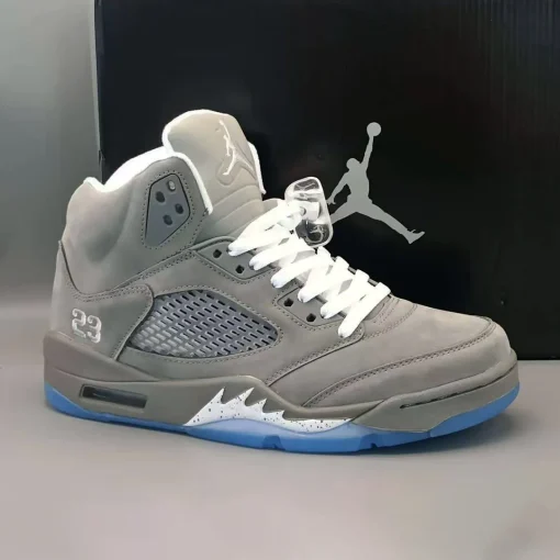 AJ 5 Wolf Grey Shoes Sneakers - nk0004290 - Image 3