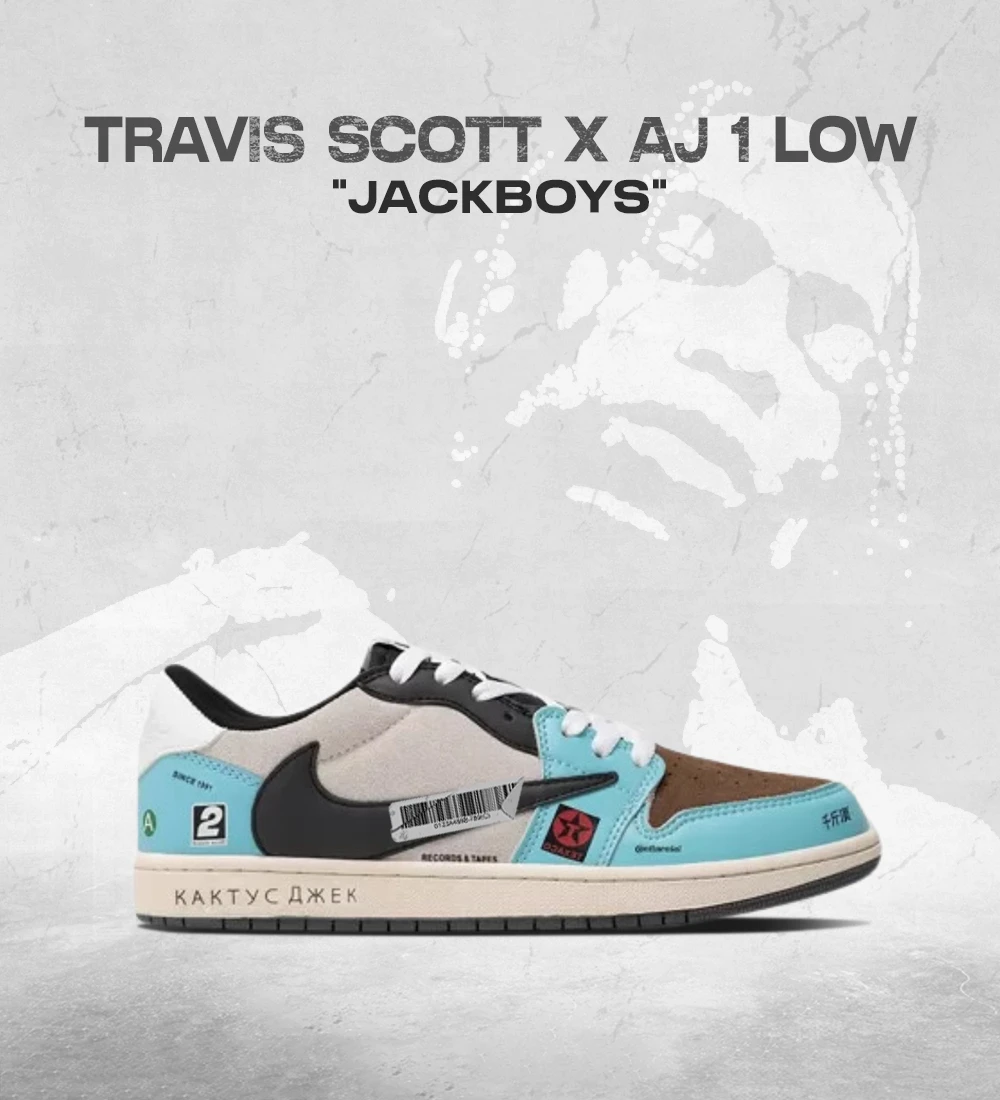 Travis Scott x AJ 1 Low Jackboys