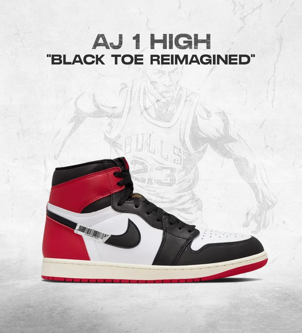 AJ 1 High Black Toe Reimagined