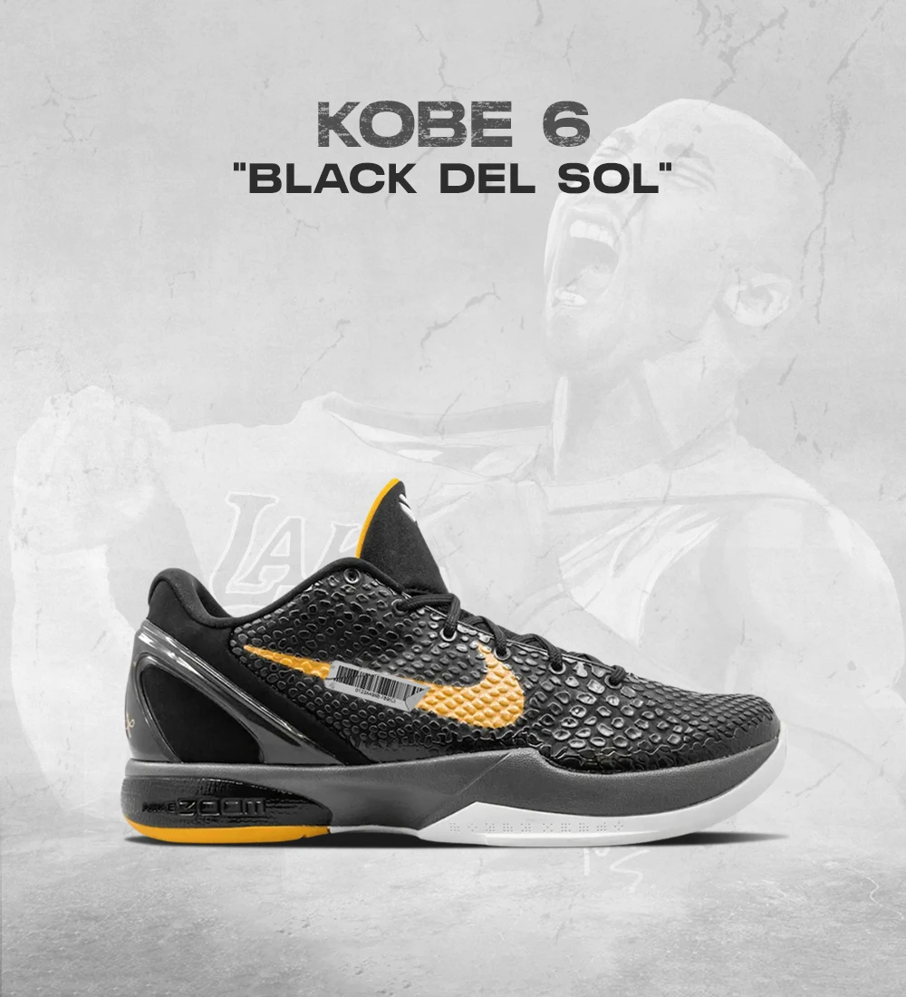 Kobe 6 Black Del Sol