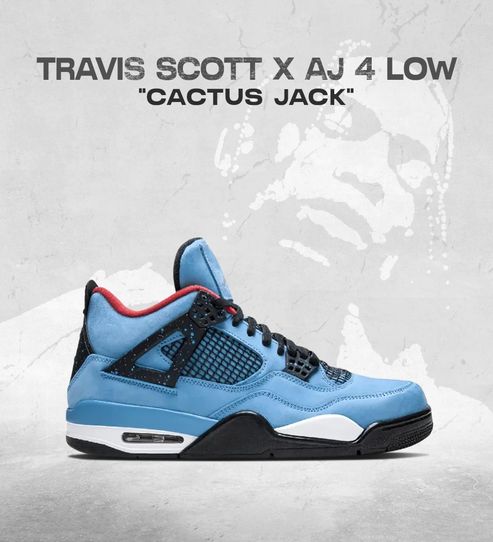 Travis Scott x AJ 4 Low Cactus Jack