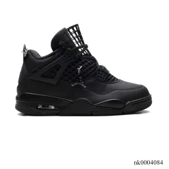 [Premium] AJ 4 NET Black Shoes Sneakers - nk0004084