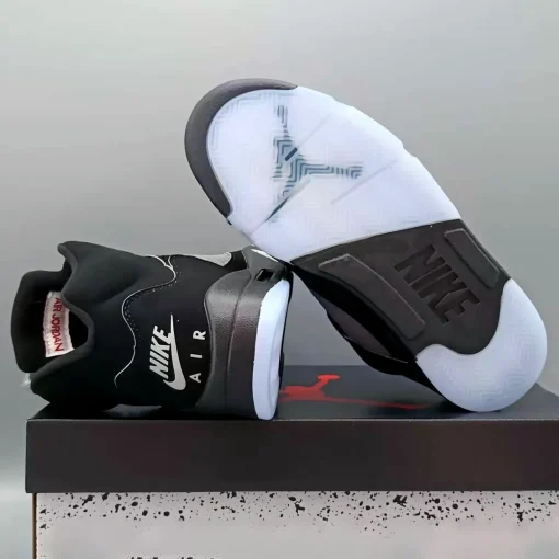 AJ 5 Black Metallic Reimagined Shoes Sneakers - nk0004216 - Image 6