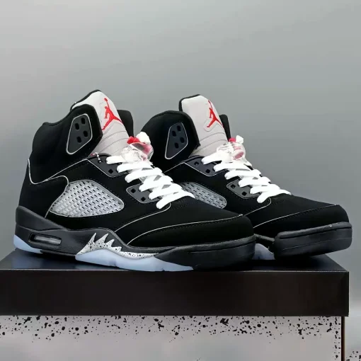 AJ 5 Black Metallic Reimagined Shoes Sneakers - nk0004216 - Image 8
