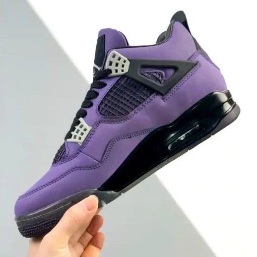 Travis Scott x AJ 4 F&F Dynasty Purple Shoes Sneakers - nk0003926 - Image 3