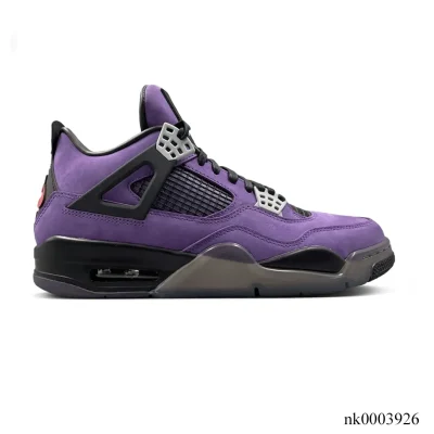 Travis Scott x AJ 4 F&F Dynasty Purple Shoes Sneakers - nk0003926