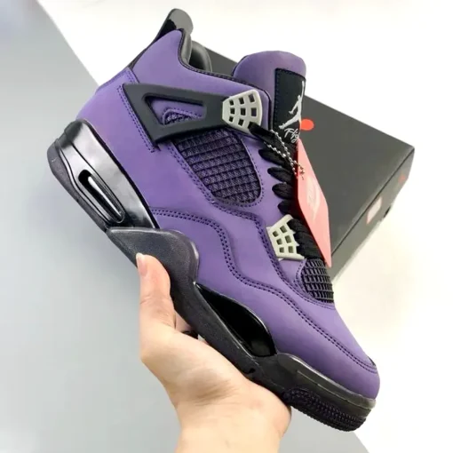 Travis Scott x AJ 4 F&F Dynasty Purple Shoes Sneakers - nk0003926 - Image 5