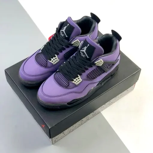 Travis Scott x AJ 4 F&F Dynasty Purple Shoes Sneakers - nk0003926 - Image 6