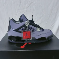 Travis Scott x AJ 4 F&F Dynasty Purple Shoes Sneakers - nk0003926 - Image 3