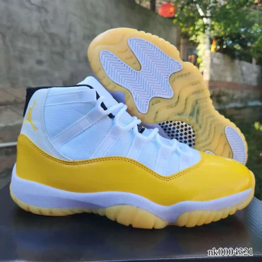 AJ 11 White Yellow Shoes Sneakers - nk0004321 - Image 7