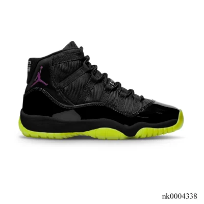 AJ 11 Black/Barely Volt Shoes Sneakers - nk0004338