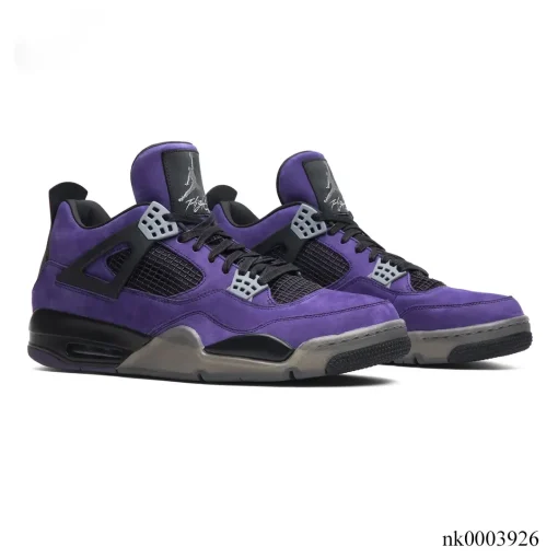 [Premium] Travis Scott x AJ 4 F&F Dynasty Purple Shoes Sneakers – nk0003926 - Image 3