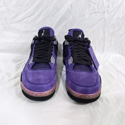 [Premium] Travis Scott x AJ 4 F&F Dynasty Purple Shoes Sneakers – nk0003926 - Image 8