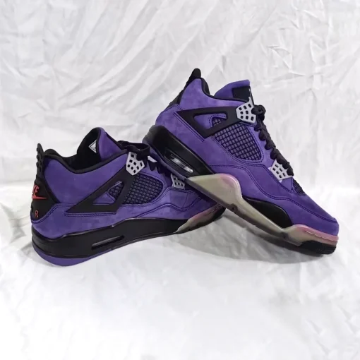 [Premium] Travis Scott x AJ 4 F&F Dynasty Purple Shoes Sneakers – nk0003926 - Image 5